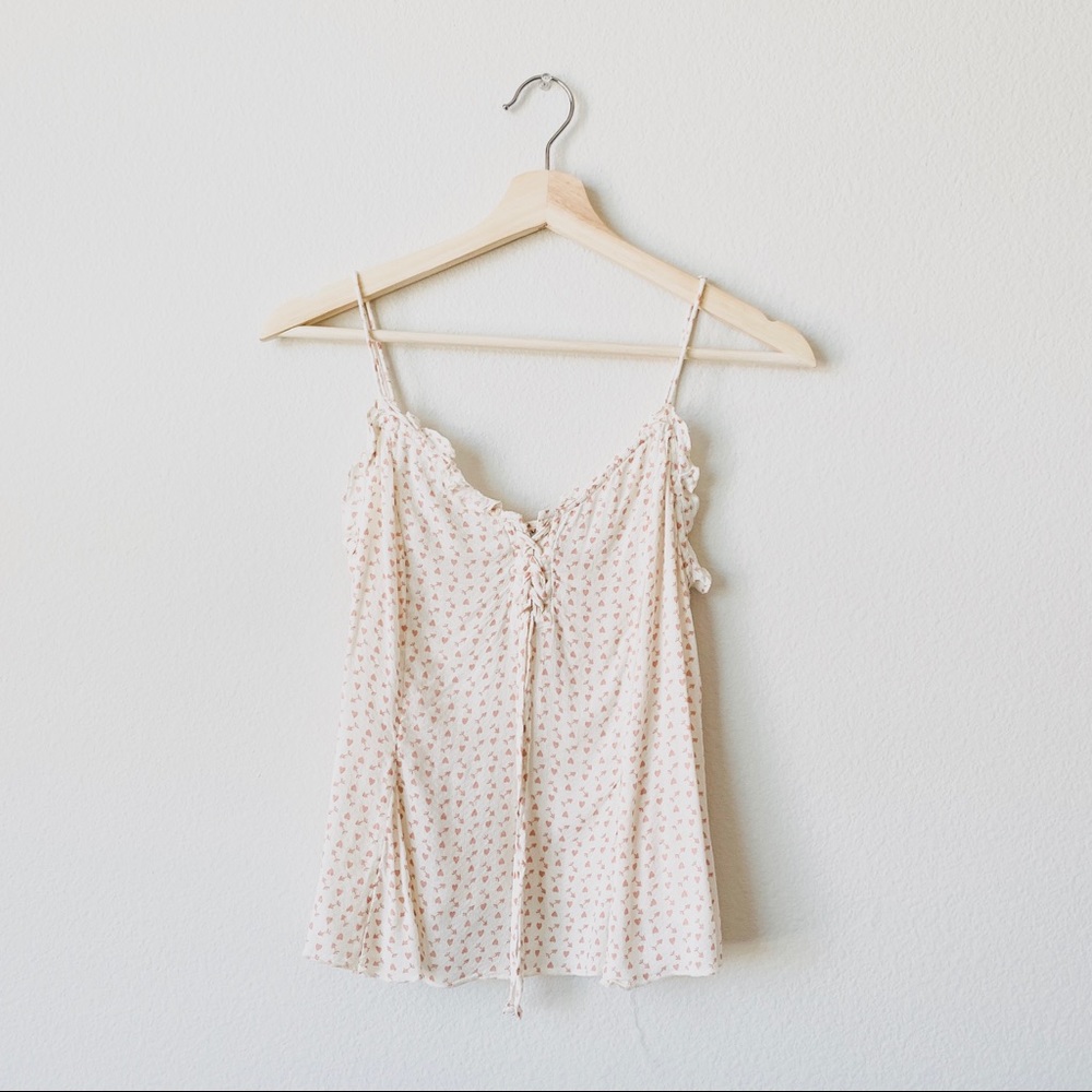 Free People intimately hearts top